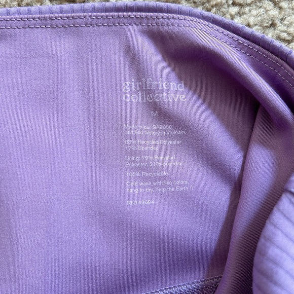Girlfriend collective violet rib high rise legging M medium - Picture 3 of 3